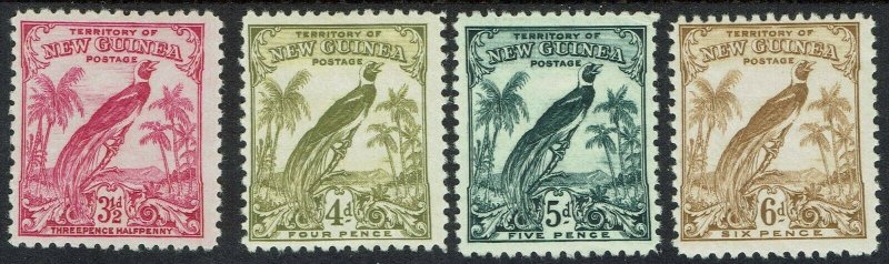 NEW GUINEA 1932 UNDATED BIRD 3½D - 6D