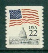 2115 22c U.S. Flag Fine MNH