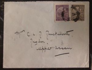 1934 Bombay Portuguese India cover to Upper Assam