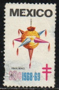 Mexico Tuberculosis Mint seal 1969 faulty