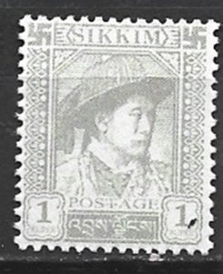 COLLECTION LOT 15056 INDIA SIKKIM 1900 MNH