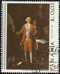 Panama 1967 Sc#481A, Mi1020 .03B Goya Painting-Count Floridabianca UNUSED.