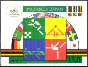 Turkmenistan 1992 Olympics Games Barcelona S/S MNH**