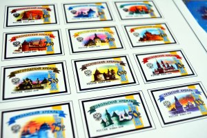 COLOR PRINTED RUSSIA 2000-2010 STAMP ALBUM PAGES (193 illustrated pages)