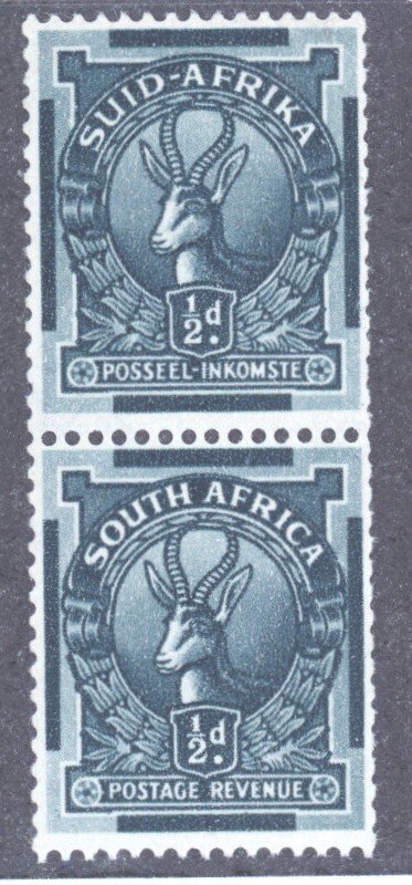 South Africa, Scott #23, MH, vert pair