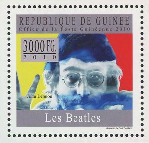 The Beatles Stamp Music Band Paul Ringo George John S/S MNH #7408 / Bl.1811