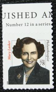 US #3432B MNH Single, Mary Lasker SCV $1.60 