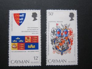 Cayman Islands 1974 Sc 352-353 set MH