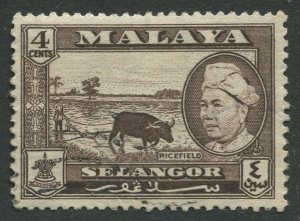 STAMP STATION PERTH Selangor #104 Sultan Hisam-ud-Din Alam Shah Used 1957-60