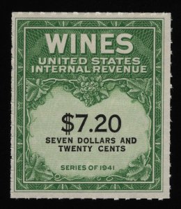 #RE160 $7.20 Wines, Mint NGAI NH [10] **ANY 5=FREE SHIPPING**