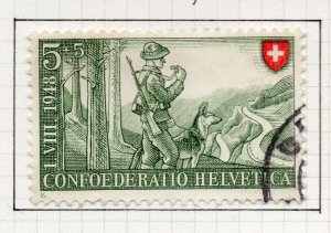 Switzerland 1948 Pro Patria Issue Fine Used 5c. NW-209735