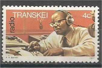 TRANSKEI, 1977, MNH 4c, Radio.Scott 36