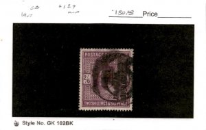 Great Britain, Postage Stamp, #139 Used, 1902 King Edward (AK)