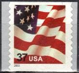 #3632Ae, Single.  \Waving Flag\  MNH  37 cent