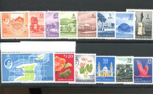 TRINIDAD & TOBAGO SCOTT #89/102 1960 DEFINITIVES COMPLETE SET MINT NEVER HINGED