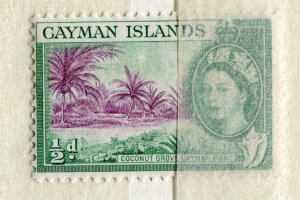 CAYMAN ISLANDS; 1950s early QEII Pictorial issue fine MINT MNH 1/2d. value