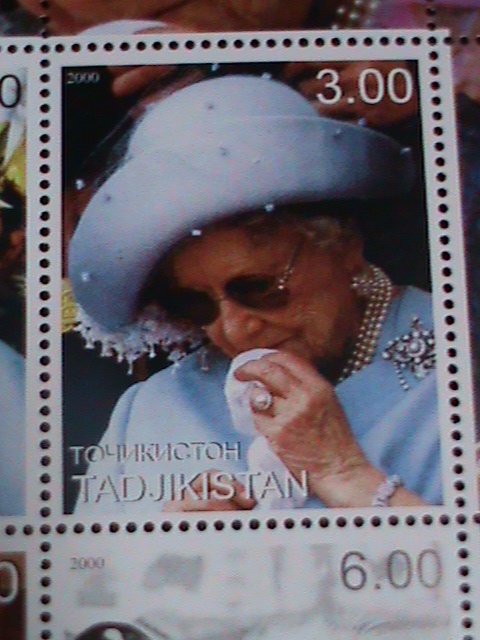 Tajikistan Stamp:2000- Queen Mother's 100th Birthday  MNH Stamp sheet-