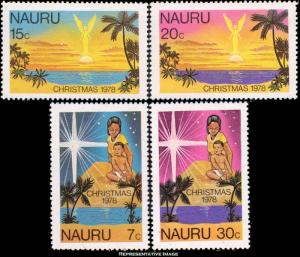 Nauru Scott 184-187 Mint never hinged.