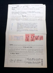 USA WARRANTY DEED Internal Revenue Documentary Stamps 1962 Florida Seal