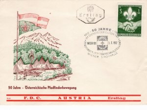 Austria 1962 Sc 684 Commemorative Perforate FDC #10