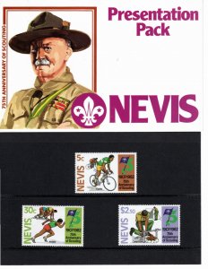 Nevis 1982 MNH Sc 156-8 presentation pack