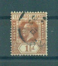 Leeward Islands sc# 66 used cat value $.25