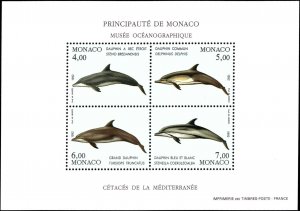 Monaco #1813, Complete Set, 1992, Marine Life, Never Hinged