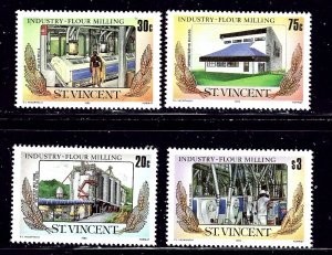 St Vincent 882-85 MNH 1985 Flour Milling (ap1533)