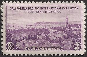 # 773 MINT NEVER HINGED CALIFORNIA PACIFIC EXPOSITION