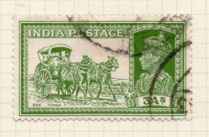 India 1940s Early Issue Fine Used 3a. 272938