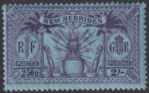 BRITISH NEW HEBRIDES 48  MINT HINGED OG * NO FAULTS VERY FINE! - MBG