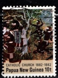 Papua New Guinea - #570c Catholic Church - Used