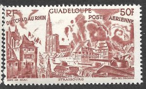 Doyle's_Stamps: French Guadeloupe 1946 Chad to Rhine Set #C4** to #C9**