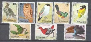 Rwanda 943-50 MNH Birds SCV12.20