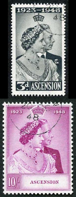 Ascension SG50/1 1948 Silver Wedding Set Fine Used