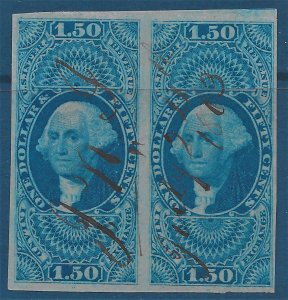 US 1862-71 Sc. #R78a pair CV $200.00