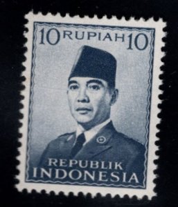 Republic of Indonesia Scott 395 MH*  President Sukarno stamp