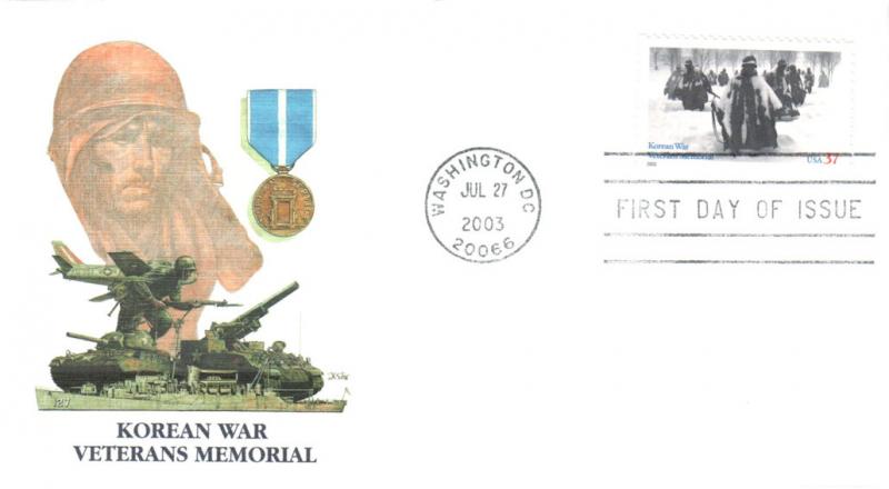 #3803 Korean War Veterans Memorial Fleetwood FDC