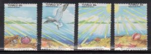 Tuvalu 649-52 Beach Scenes Mint NH