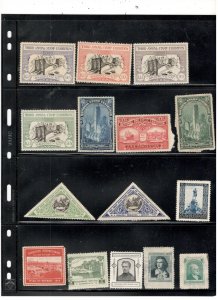EARLY POSTER STAMP COLLECTION