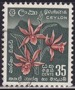 Ceylon 351  Star Orchid 1958