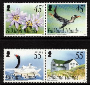 FALKLAND ISLANDS 2005 Pebble Island; Scott 889-90, SG 1025a, 1027a; MNH