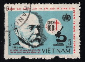 Unified Viet Nam Scott 1269 Used TB Koch stamp Unused NGAI