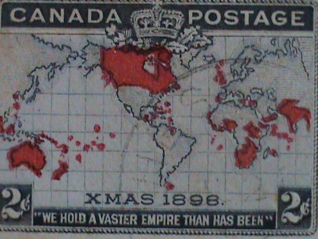 ​CANADA-1898-SC#85 -CANADA MAP-OVER 120 YEARS OLD STAMP-LT.CANCEL VERY FINE