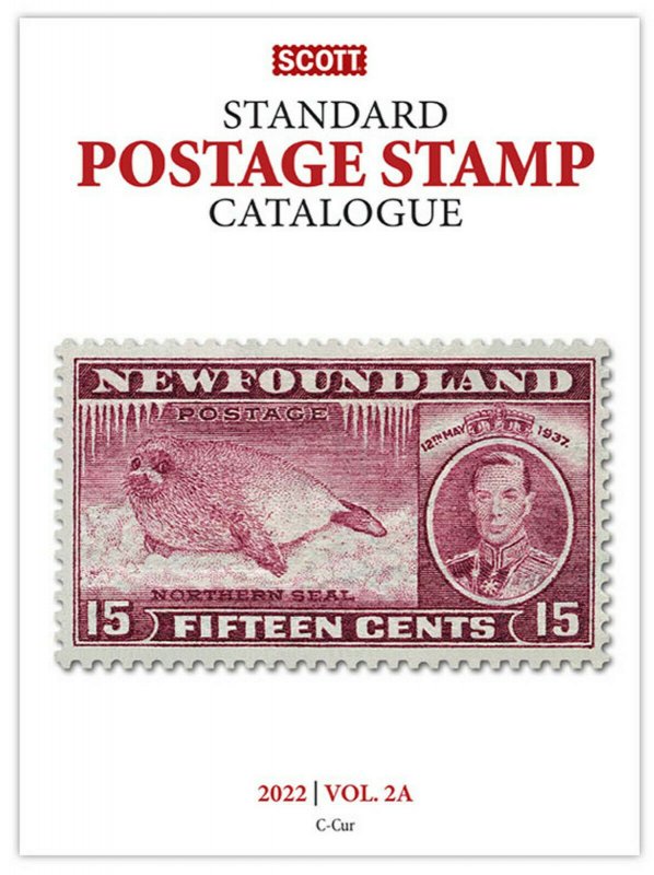 Scott Stamp Catalog 2022 Volume 2A & 2B - COUNTRIES C-F  Reference Book / Guide 