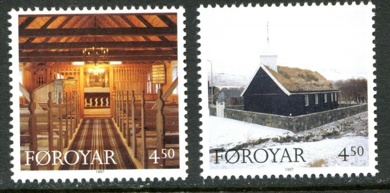 1997 FAROE ISLANDS - SG:330/331 - CHRISTMAS - UNMOUNTED MINT 