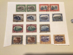 South West Africa used stamps on part album page A10210