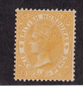 Br Honduras Scott # 16 F-VF mint lightly hinged nice color $ 325 ! see pic !