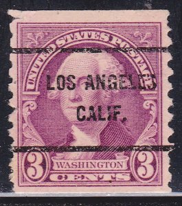 Precancel - Los Angeles, CA PSS 721-61 Bureau Issue