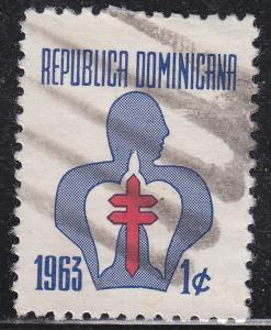 Dominican Republic RA34 Postal Tax Stamp 1963